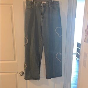 Angel Kiss Blue Straight Leg Jeans